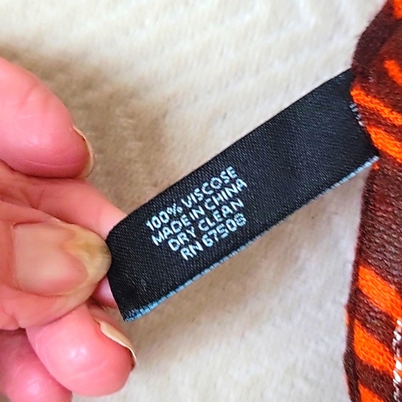 Cynthia Rowley Bright Long Scarf - Picture 4 of 4